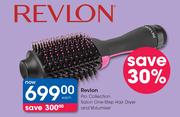 Revlon Pro Collection Salon One Step Hair Dryer And Volumiser-Each