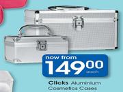 Clicks Aluminium Cosmetics Cases-Each