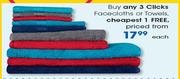 Clicks Facecloths Or Towels-Each