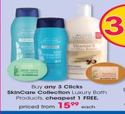Clicks SkinCare Collection Luxury Bath Products-Each