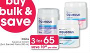Clicks Aqueous Cream(Excl.Banded Packs 200ml)-For 3