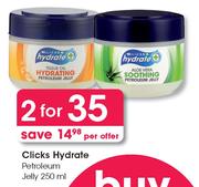 Clicks Hydrate Petroleum Jelly-2 x 250ml