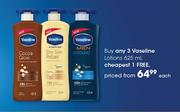 Vaseline Lotions-625ml