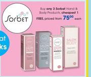 Sorbet Hand & Body Products-Each