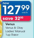 Venus & Olay Ladies Manual 1UP Razor-Each