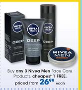 Nivea Men Face Care Products-Each
