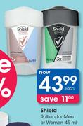 Shield Roll-On For Men Or Women-45ml Each