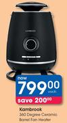 Kambrook 360 Degree Ceramic Barrel Fan Heater