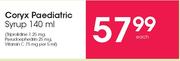 Coryx Paediatric Syrup-140ml Each