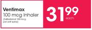 Ventimax 100 mcg Inhaler-Each