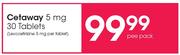 Cetaway 5 mg 30 Tablets-Per Pack
