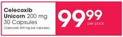 Celecoxib Unicorn 200 mg 30 Capsules-Per Pack