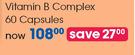 Vital Vitamin B-Complex 60 Capsules-Per Pack