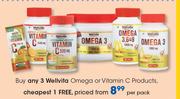 Wellvita Omega Or Vitamin C Products-Per Pack