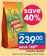 Creche Guard Brain Fuel Omega-3 60 Chews-Per Pack