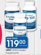 GNC All B-Complex Supplements-Per Pack