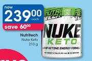 Nutritech Nuke Keto-210g Each