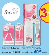 Sorbet Foot Care Products-Each