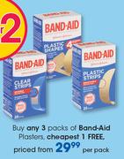 Band-Aid Plasters-Per Pack