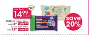 Clicks 40 Toddler Wipes-Per Pack