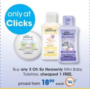 Oh So Heavenly Mini Baby Toiletries-Each