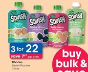 Rhodes Squish Pouches-3 x 110ml