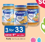 Purity 3rd Foods-3 x 200ml