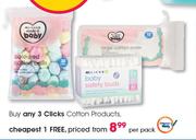 Clicks Cotton Products-Per Pack