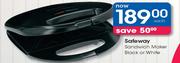 Safeway Sandwich Maker Black Or White-Each