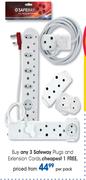 Safeway Plugs & Extension Cords-Per Pack