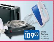 Clicks Pay Less Household Appliances-Each