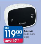 Safeway Radio Alarm Clock-Each