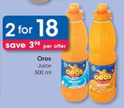 Oros Juice-2 x 500ml