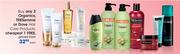 Organics,Tresemme Or Dove Hair Care Products-Each