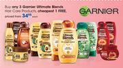Garnier Ultimate Blends Hair Care Products-Each