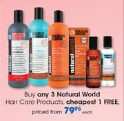 Natural World Hair Care Products-Each