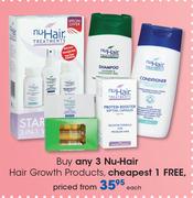 Nu-Hair Hair Growth Products-Each