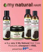 My Natural Hair Care Products