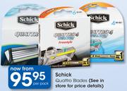 Schick Quattro Blades-Per Pack
