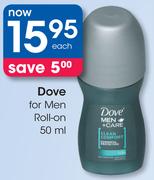Dove For Men Roll-On-50ml
