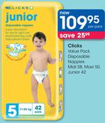 Clicks Value Pack Disposable Nappies-Per Pack