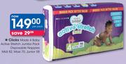 Clicks Made 4 Baby Active Stretch Jumbo Pack Disposable Nappies-Per Pack