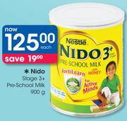 Nido Stage 3+ Pre-School Milk-900g