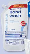 Clicks Liquid Handwash Refill-1.5Ltr