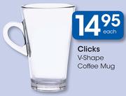 Clicks V Shape Coffee Mug