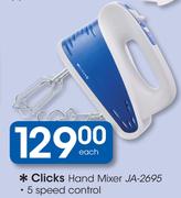 Clicks Hand Mixer JA-2695
