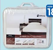 Safeway Tie Down Electric Underblanket Double