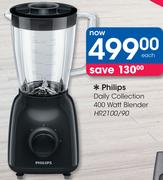 Philips Daily Collection 400 Watt Blender HR2100/90