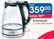 Kambrook 1.7Ltr Glass Kettle