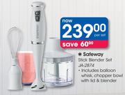 Safeway Stick Blender Set JA-2874-Per Set
